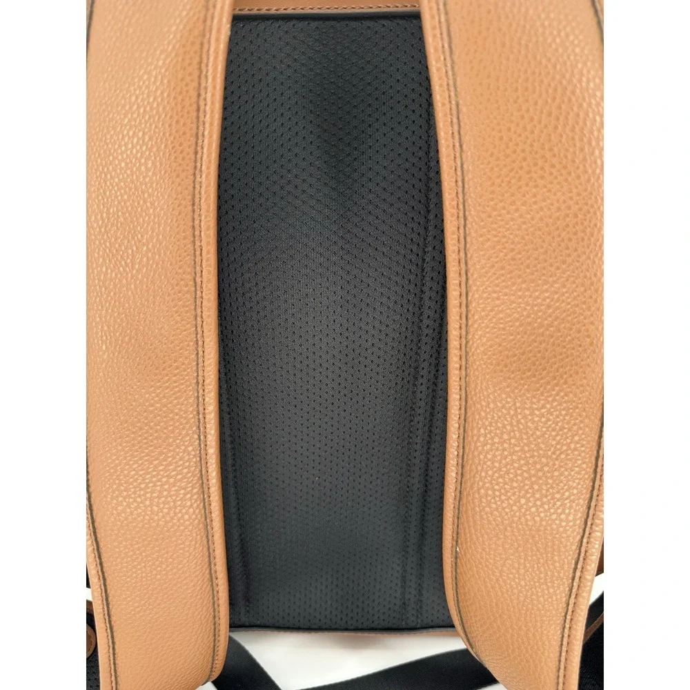 Michael Kors Malone Backpack Brown Leather Luggage Adjustable Strap NEW $268‎